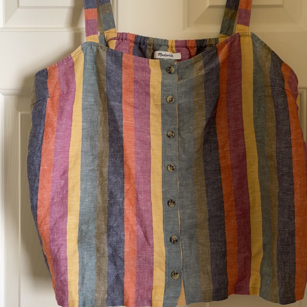 Madewell Multicolor Tank Top Size XL - Picture 2 of 6